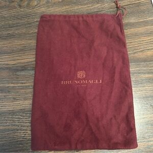 Bruno Magli Vintage EUC Burgundy Dust Bag 13”x9”
